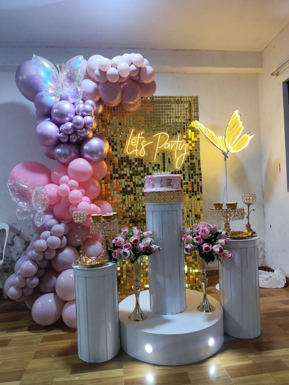 Fondo cumpleaños de mujer