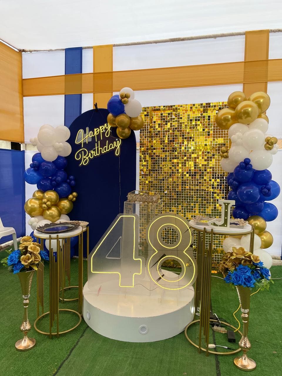 Toldo para cumpleaños  - Detalle